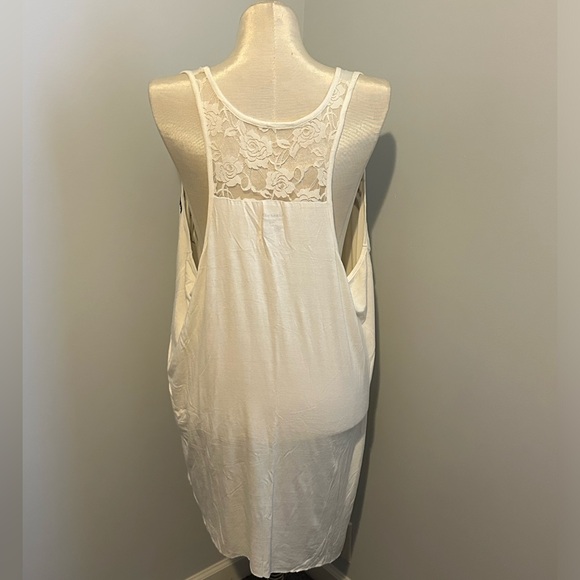 Lane Bryant A-Symmetrical Lace/Animal Print Top Size 26/28 - Picture 3 of 11